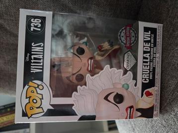 Funko 736 Cruella de Vil - Villains DIAMOND EDITION !! beschikbaar voor biedingen