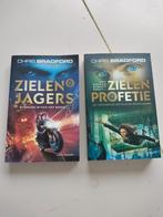 Fantasy serie Zielenjagers 1 en 2 Chris Bradford, Ophalen of Verzenden, Zo goed als nieuw, Chris Bradford