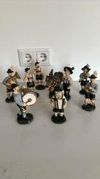 Beelden van een Tiroler Muziekkapel, Ophalen of Verzenden, Gebruikt, Kunststof, Mensenbeeld