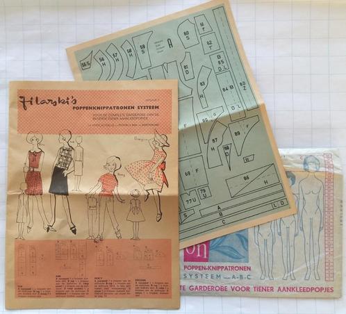 Filarski's Poppen-knippatronensysteem, Verzamelen, Kleding en Patronen, Zo goed als nieuw, Patroon, Ophalen of Verzenden
