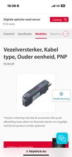Keyence FS-N13P met kabel nieuw, Hobby en Vrije tijd, Elektronica-componenten, Ophalen of Verzenden, Nieuw