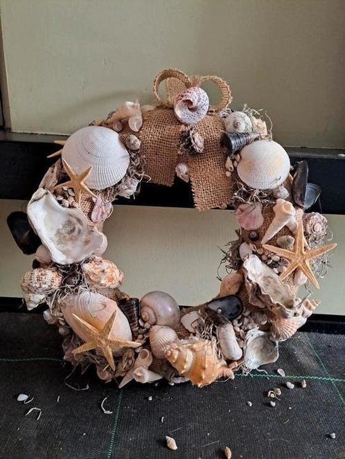 Schelpenkrans " Sea life", Huis en Inrichting, Woonaccessoires | Kransen, Nieuw, Ophalen
