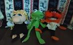 The muppet show miss piggy kermit de kikker monster knuffels, Ophalen of Verzenden, Zo goed als nieuw, Kikker