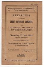 Barendrecht feestgids harmonie fanfare Concordia 1912, Verzamelen, Gebruikt, Verzenden, X, X