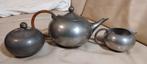 Tinnen thee servies Pewter K.M.D Tiel, Antiek en Kunst, Antiek | Tin, Ophalen of Verzenden