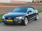Audi A5 Cabriolet 1.8 TFSI Pro Line S /Leer/3x S-Line/Lage K, Auto's, Euro 5, Gebruikt, Zwart, 4 cilinders