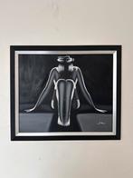 Zwart-wit Schilderij: Gevoelige Kunst, Ophalen