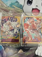 One piece monkey d luffy 2 x, Ophalen, Zo goed als nieuw, Losse kaart