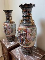 Set van 2 grote antieke/oude Chinese vazen 62 cm hoog, Antiek en Kunst, Ophalen