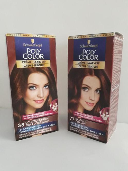 2 NIEUWE verpakkingen Schwarzkopf Poly Color Crème haarverf, Sieraden, Tassen en Uiterlijk, Uiterlijk | Haarverzorging, Nieuw