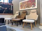 Vitra Hal lounge met ottoman, showroommodel, Minder dan 50 cm, Design, Ophalen of Verzenden, Zo goed als nieuw