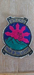 57 CRS 'Pride of the Desert' Embleem/Badge, Ophalen of Verzenden, Luchtmacht, Amerika, Embleem of Badge