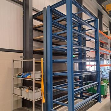Staalplaten stelling voor plaatmaat 1000x2000mm beschikbaar voor biedingen