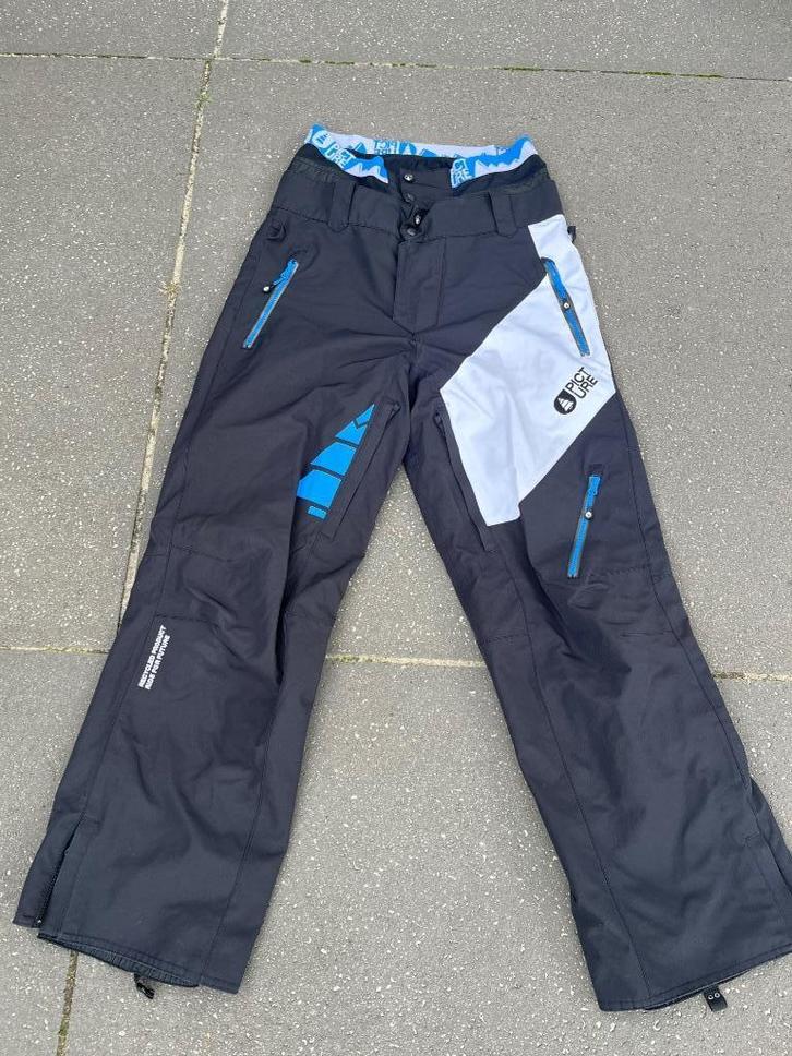 Duurzame picture skibroek of snowboard broek maat L, Sport en Fitness, Snowboarden, Zo goed als nieuw, Kleding, Ophalen of Verzenden