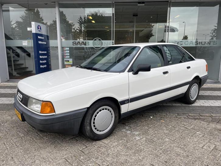 Audi 80 1.6 (bj 1989), Auto's, Oldtimers, Bedrijf, Te koop, Centrale vergrendeling, Radio, Trekhaak, Audi, Benzine, Sedan, Handgeschakeld