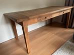Teak houten Eettafel LxBxH 200,5x91x80cm, Ophalen, Teakhout, 200 cm of meer, 50 tot 100 cm