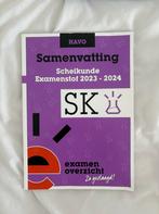 Samenvatting Scheikunde HAVO Examenoverzicht, Ophalen of Verzenden, Nieuw, HAVO, Scheikunde