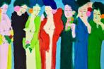 7 vrouwen   walasse ting, Antiek en Kunst, Ophalen