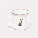 Emaille mok Veluwse Plaatjes - vos, Overige materialen, Nieuw, Ophalen of Verzenden, Overige stijlen