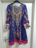 Maat S paars geborduurde indiase Afghaanse jurk kameez kurta, Kleding | Dames, Jurken, Paars, Nieuw, Ophalen of Verzenden, Maat 36 (S)