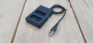 Oplader / dual lader - Liuliron charger - Canon LPE5 / LP-E5 beschikbaar voor biedingen