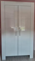2-deurskast Manhatten White High Gloss, Ophalen, 50 tot 70 cm, 105 cm of meer, 100 cm of meer
