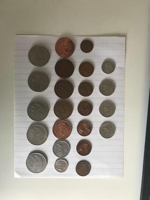 27 munten Ierland, 1962-1998, ook per stuk te koop, Postzegels en Munten, Munten | Europa | Niet-Euromunten, Losse munt, Overige landen