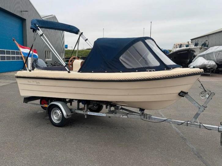 ✅ Sloep / 15 pk Yamaha 4 takt / Zonnedek / Biminitop Trailer, Watersport en Boten, Sloepen, Zo goed als nieuw, 10 tot 30 pk, 6 meter of meer