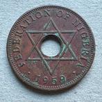 Nigeria 1 penny 1959, Postzegels en Munten, Munten | Afrika, Verzenden, Nigeria