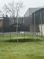 Grote trampoline met veiligheidsnet, Ophalen of Verzenden, Gebruikt