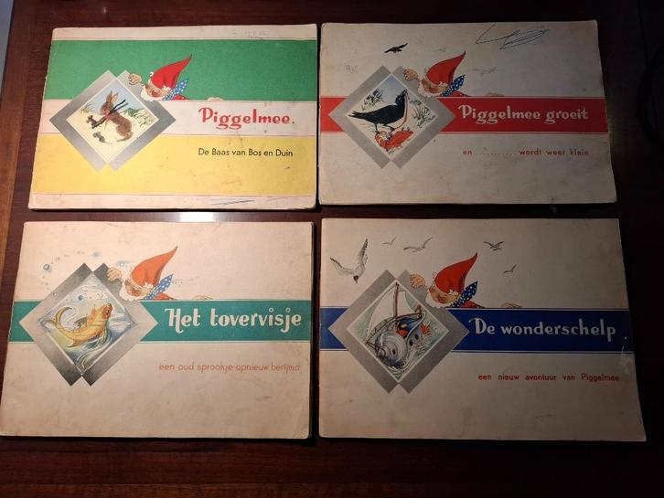 Sprookjesboekjes - 4 albums van kabouter Piggelmee, Boeken, Prentenboeken en Plaatjesalbums, Gelezen, Plaatjesalbum, Verzenden
