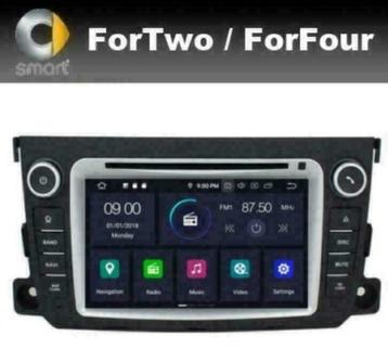 Smart fortwo 10-15 radio navigatie android 10 wifi dab+ 64gb beschikbaar voor biedingen