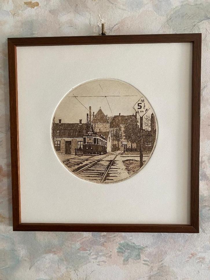 Ets  ,    Jan   Klinkenberg     1981, Antiek en Kunst, Kunst | Etsen en Gravures, Ophalen of Verzenden