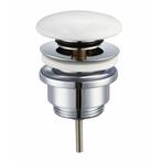 Afvoerplug wit met kliksysteem, Doe-het-zelf en Verbouw, Ophalen of Verzenden, Zo goed als nieuw, Wastafel