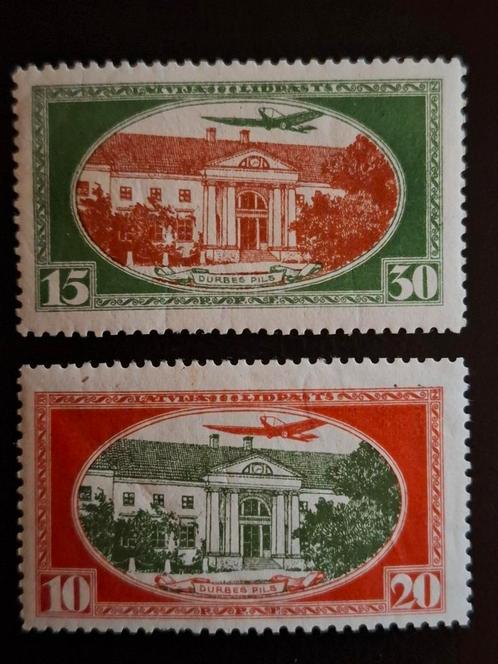 Letland 1930 Airmail, Postzegels en Munten, Postzegels | Europa | Overig, Overige landen, Ophalen of Verzenden
