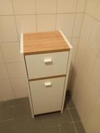 Badkamer kast wit eiken nette staat., Ophalen, Zo goed als nieuw