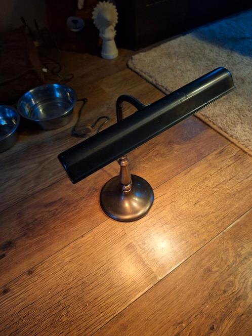 Vintage pianolamp /bureaulamp, Antiek en Kunst, Antiek | Lampen, Ophalen of Verzenden