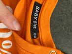 Baby blue shirt- oranje fan maat 68, Kinderen en Baby's, Babykleding | Maat 68, Ophalen of Verzenden, Zo goed als nieuw, Jongetje of Meisje