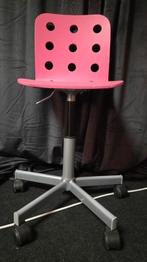 Bureaustoel ikea roze zgan, Huis en Inrichting, Bureaustoelen, Ophalen, Zo goed als nieuw, Roze