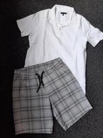 Korte ruitbroek met shirt. Shoeby/C&A. Maat 140/146, Broek, Ophalen of Verzenden, Zo goed als nieuw, Shoeby
