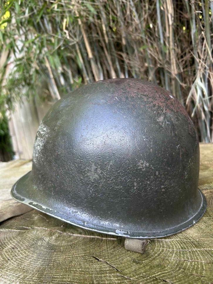 helm us ww2, Verzamelen, Militaria | Tweede Wereldoorlog, Helm of Baret, Amerika, Ophalen of Verzenden