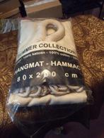 Nieuw hangmat ongebruikt lichtbeige 80 x 200 cm, Tuin en Terras, Hangmatten, Opvouwbaar, Nieuw, Ophalen of Verzenden, Eenpersoons