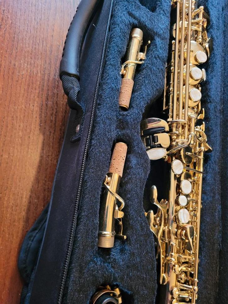 Sopraan Saxofoon Eastman ESS6017017 met tas, Muziek en Instrumenten, Blaasinstrumenten | Saxofoons, Ophalen of Verzenden