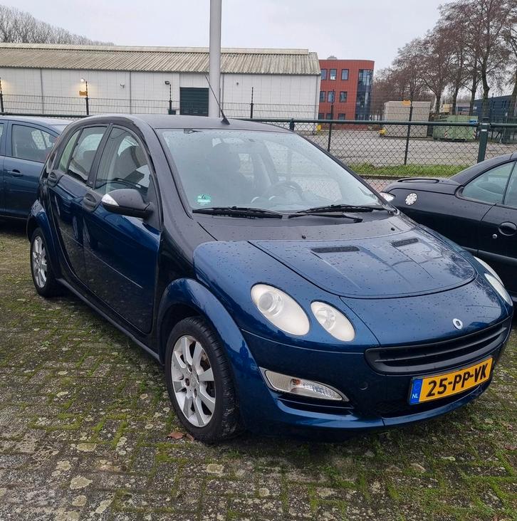 Smart ForFour 1.1 2004 zwart, Auto's, Smart, Particulier, ForFour, Benzine, B, Hatchback, Handgeschakeld, Origineel Nederlands