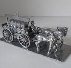 Real Dutch Pewter tinnen paard en wagen, Antiek en Kunst, Antiek | Tin, Ophalen of Verzenden