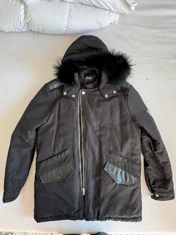 In Nieuwstaat! Originele The Kooples winterjas maat L Zwart! beschikbaar voor biedingen