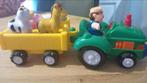 Tractor met boerderijdieren en geluid, Ophalen of Verzenden, Gebruikt