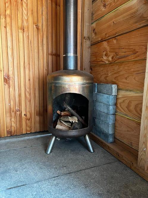 Rvs tuinkachel, Tuin en Terras, Tuinhaarden, Gebruikt, Ophalen