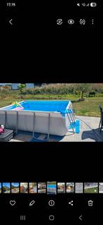 Intex Zwembad 2x3m + Afdekzeil Oprolsysteem + warmtepomp, Ophalen, Gebruikt, Opzetzwembad, 200 tot 400 cm