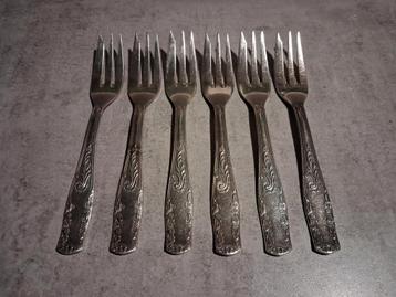 FPF 100 verzilverde gebak vorken  beschikbaar voor biedingen